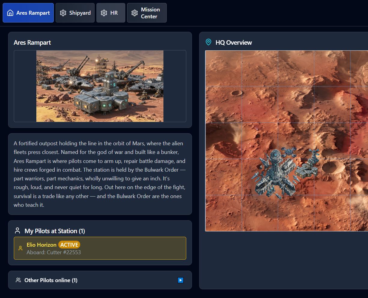 The Ares Rampart outpost
