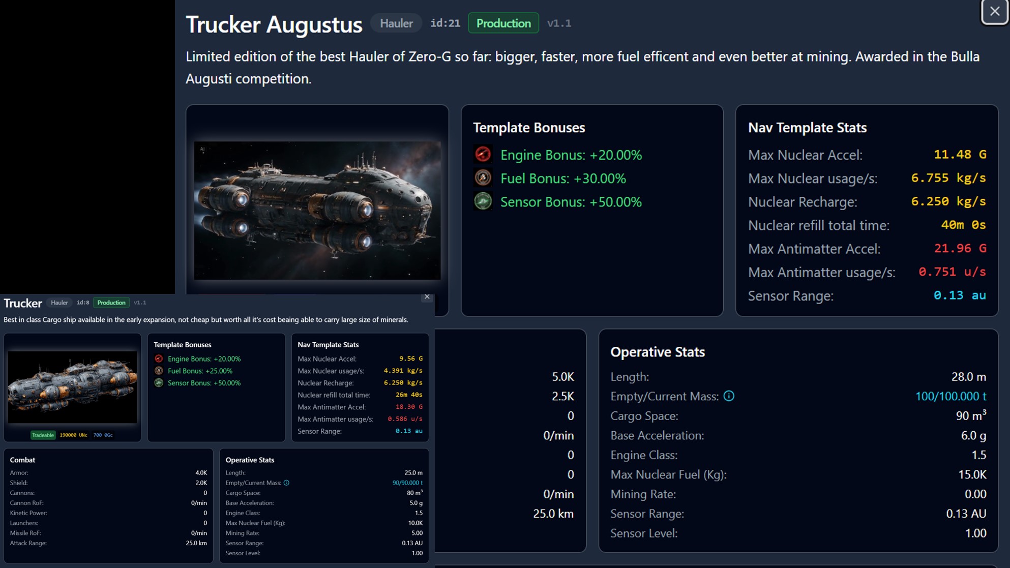 The Trucker Augustus heavy hauler