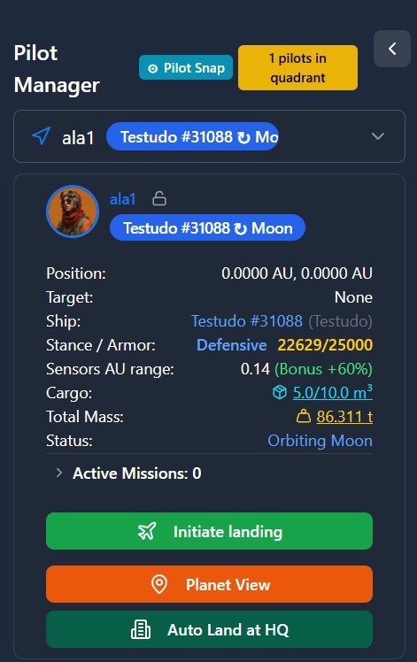 Landing Buttons