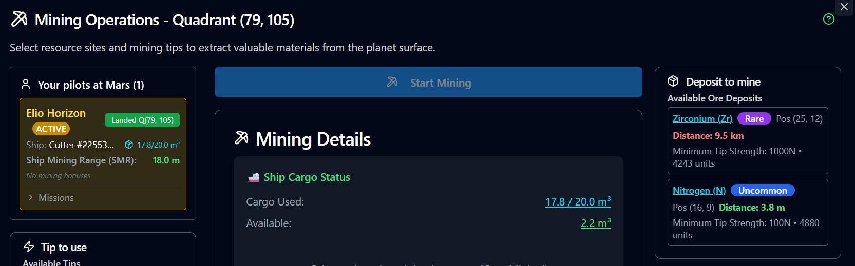 Mining Range