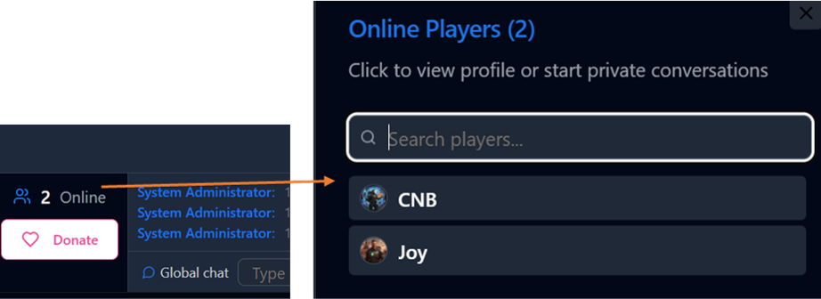 account profile