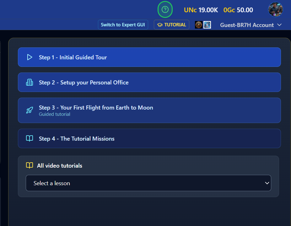 New guided tutorials